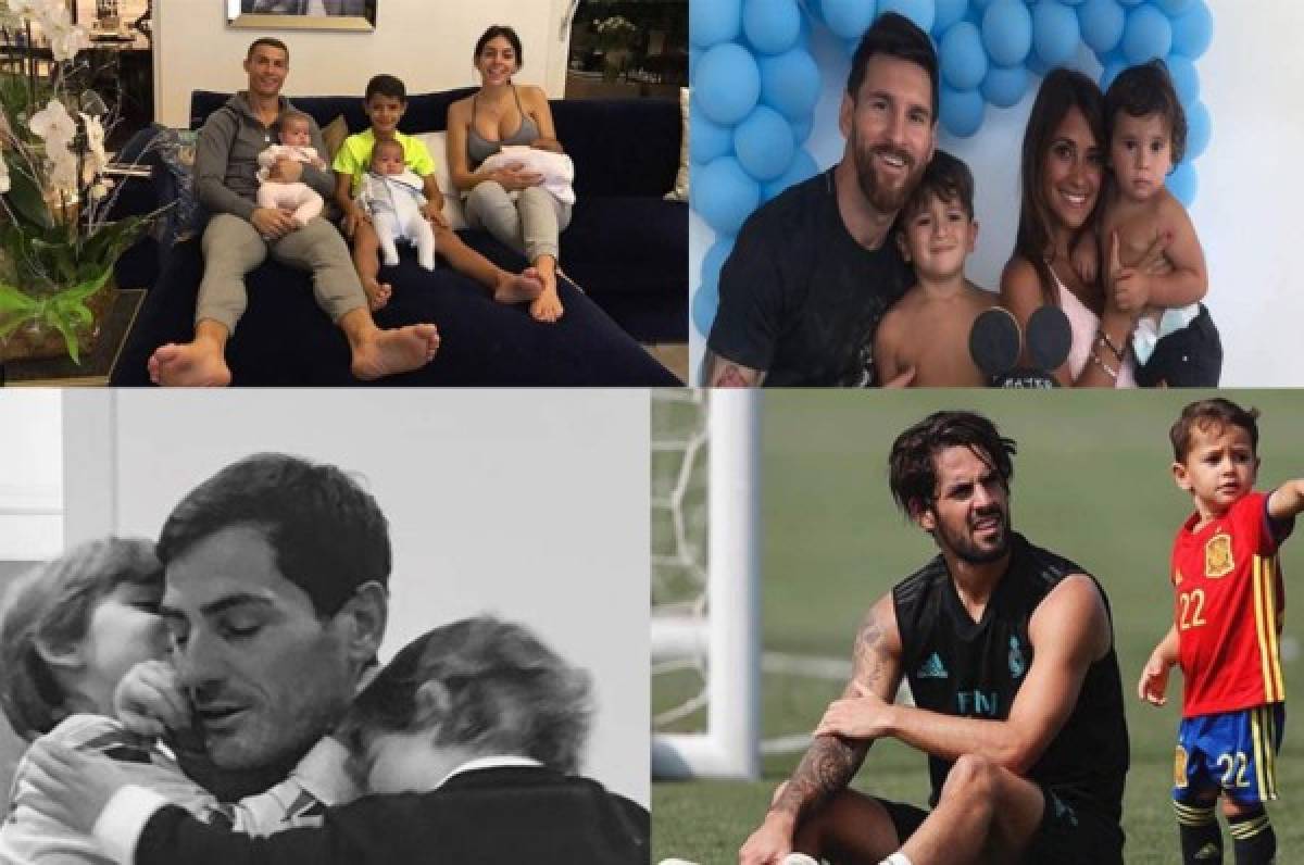Feliz día padres: Ellos son los hijos de los futbolistas más famosos