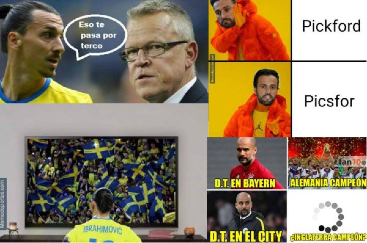 Memes: Hacen pedazos a Suecia y se acuerdan de Zlatan tras eliminación del mundial ante Inglaterra