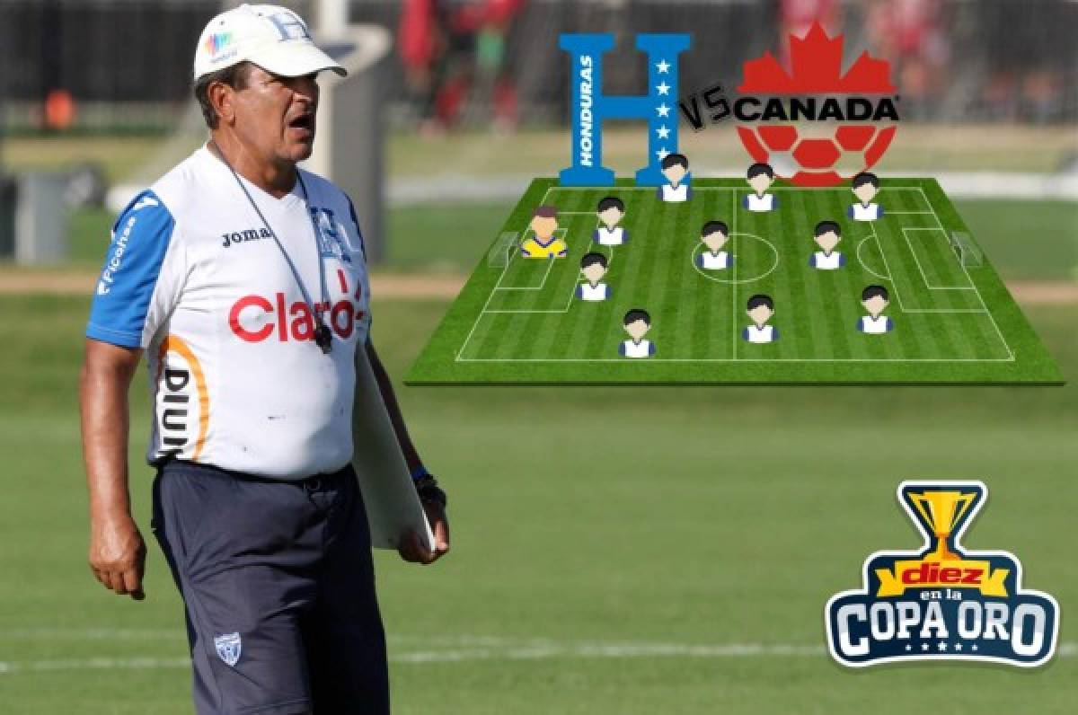 El 11 ofensivo con el que Honduras buscará la clasificación ante Canadá