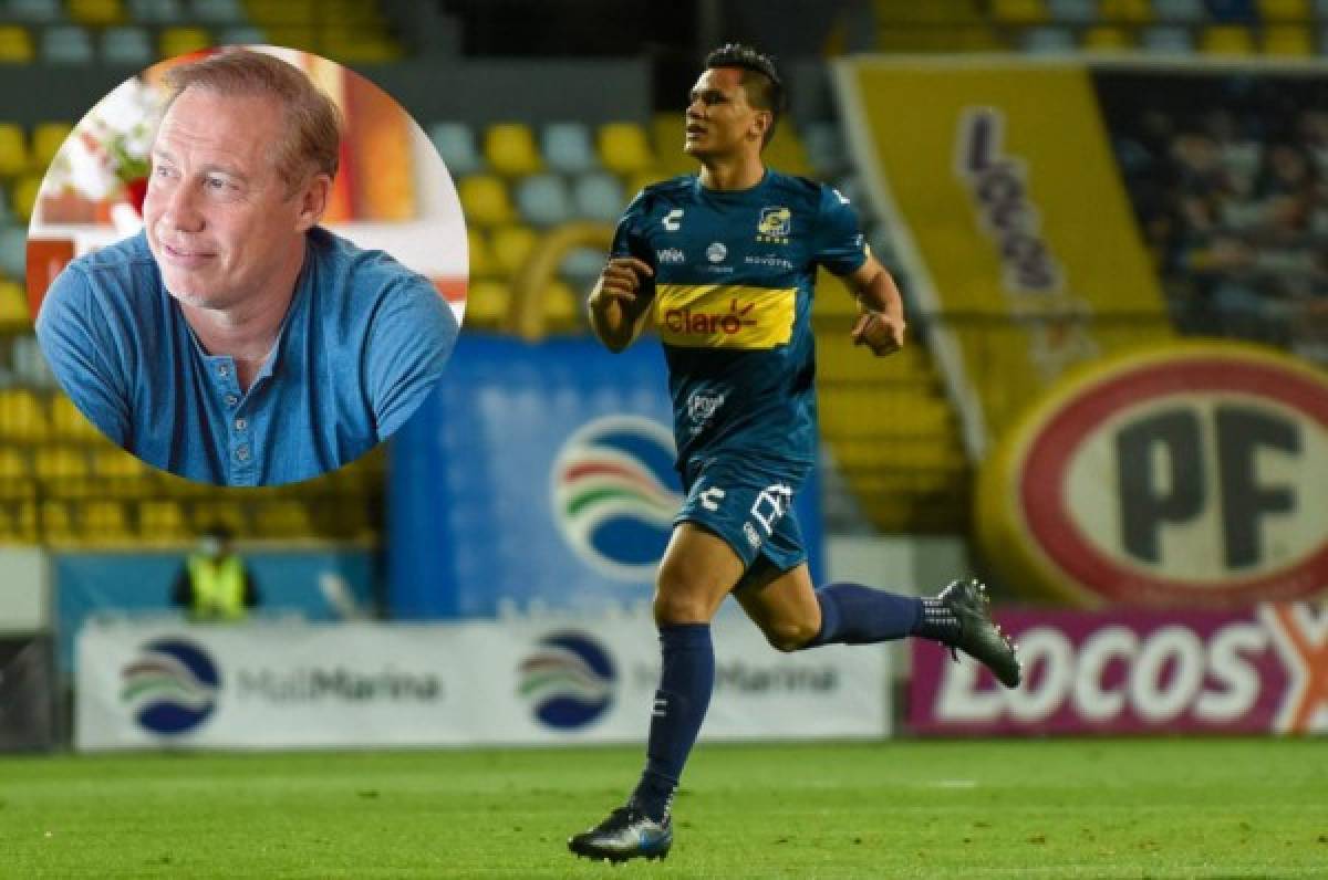 Denil Maldonado y su técnico Roberto Sensini tienen un futuro incierto para la próxima temporada con el Everton