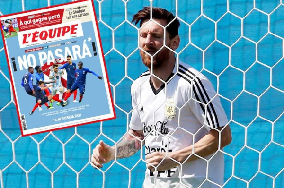 La polémica portada del diario L´Equipe de Francia contra Messi