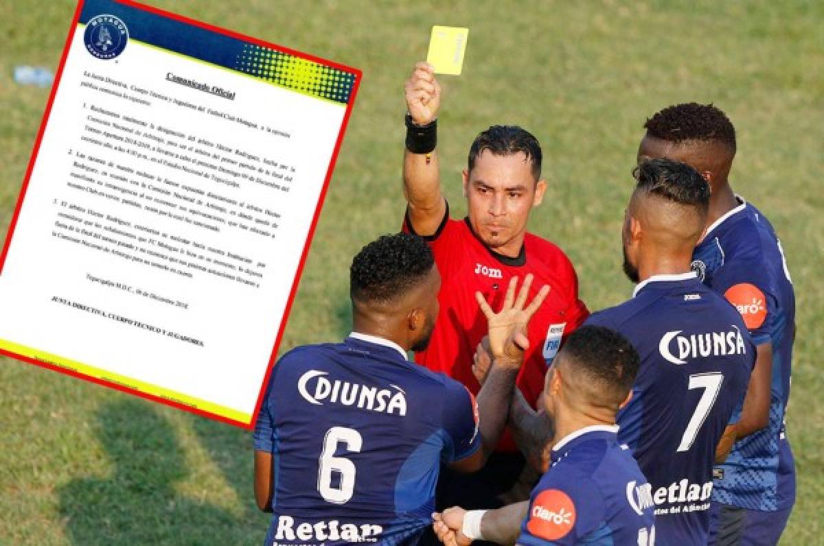 Motagua rechaza al árbitro Héctor Rodríguez para que pite la final ante Olimpia