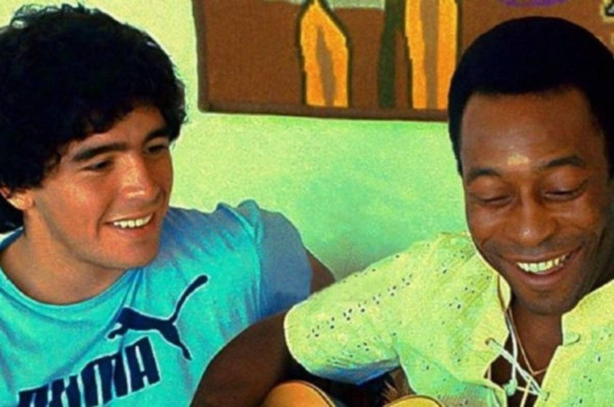 El nuevo mensaje de Pelé a Diego Maradona a una semana de su muerte: 'Te amo'