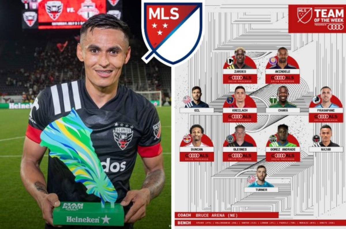 ¡El MVP del DC United! Andy Najar escogido en el 11 ideal de la Jornada 8 en la MLS  