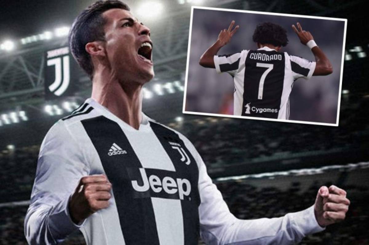 Cristiano Ronaldo llevará el número 7 del Juventus, que era de Cuadrado