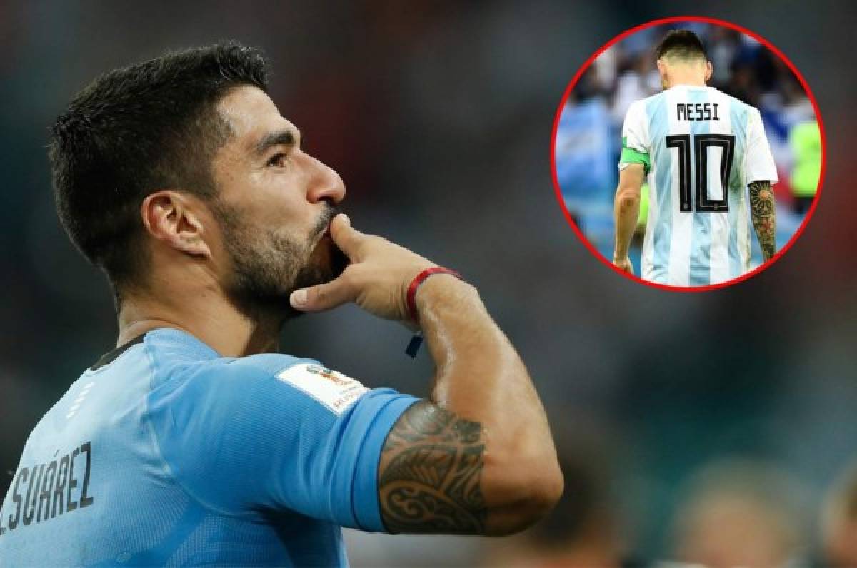 El mensaje de Luis Suárez a Messi tras quedar eliminado de Rusia 2018