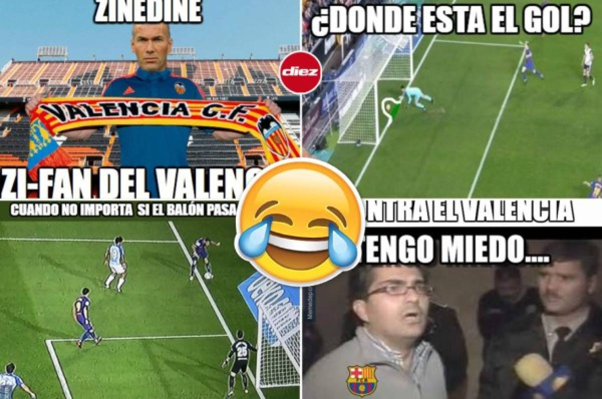 ¡Para morir de risa! Los divertidos memes que dejó el empate del Valencia contra Barcelona en Mestalla