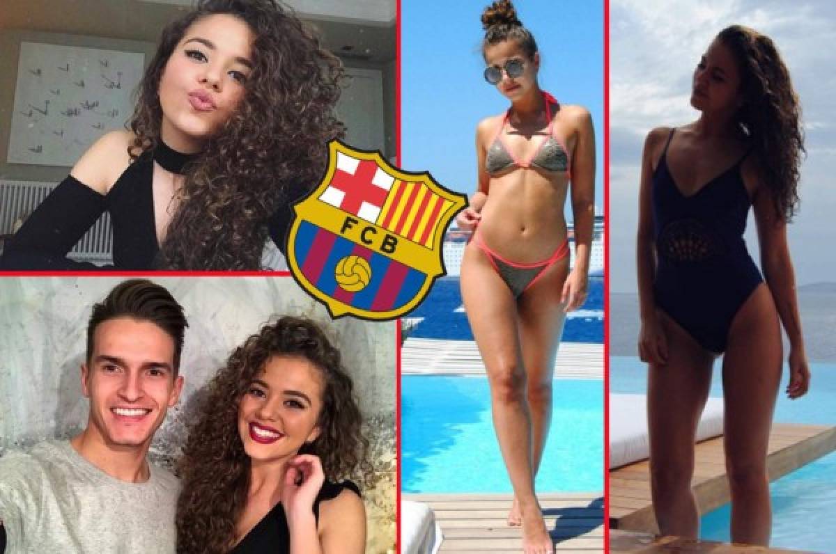 Sandra Montoto, la hermosa colocha novia de jugador del Barcelona