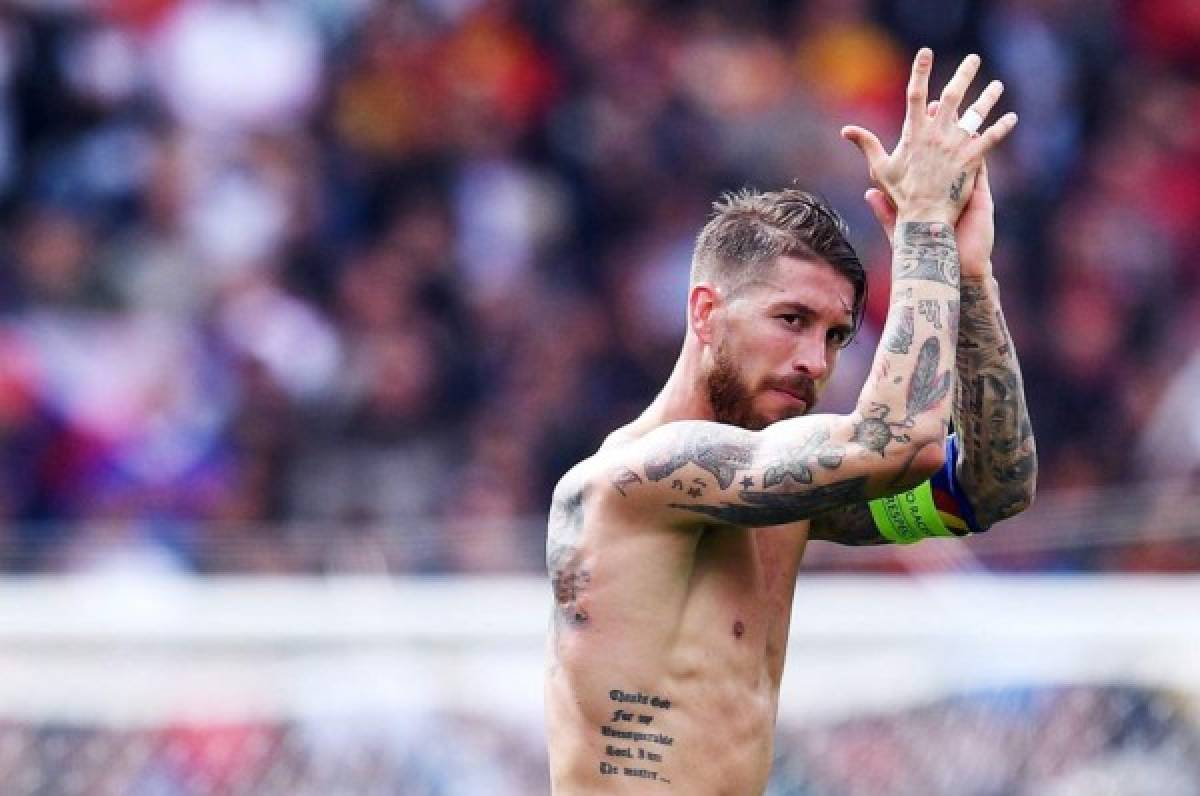 Sergio Ramos en riesgo de perderse el clásico por una tarjeta amarilla