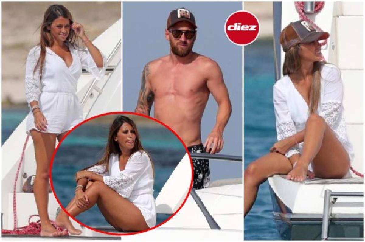 Nuevas fotos: Messi sigue disfrutando en Ibiza con Antonella Roccuzzo