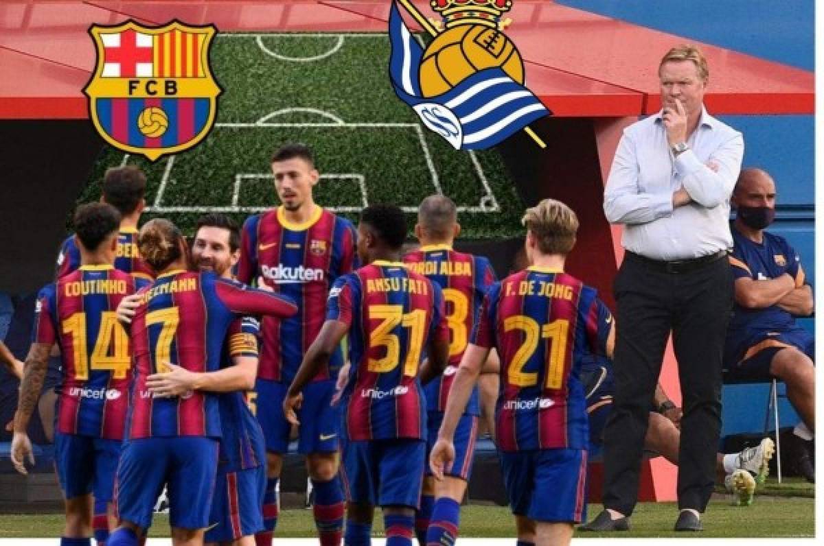 Koeman mandará un equipazo: La alineación del Barcelona ante Real Sociedad en la Supercopa