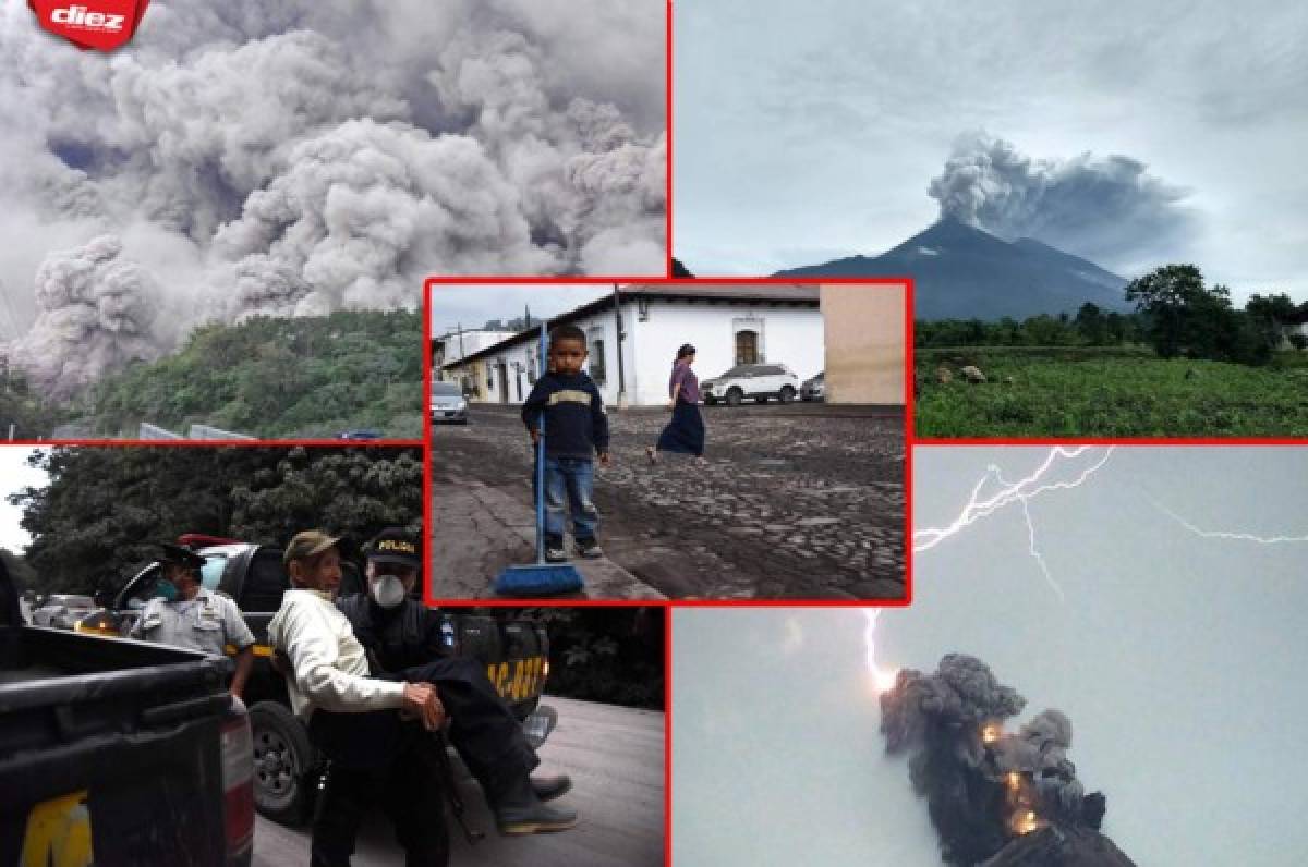 EN FOTOS: Tragedia en Guatemala luego de explosión de un volcán