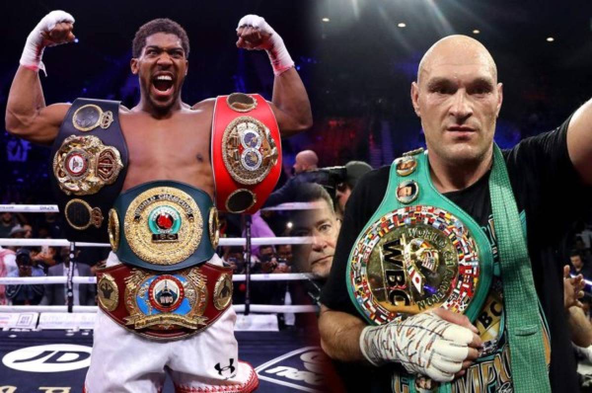 Boxeo: Anthony Josua y Tyson Fury se enfrentarán en dos peleas por la unificación de títulos en los pesos pesados