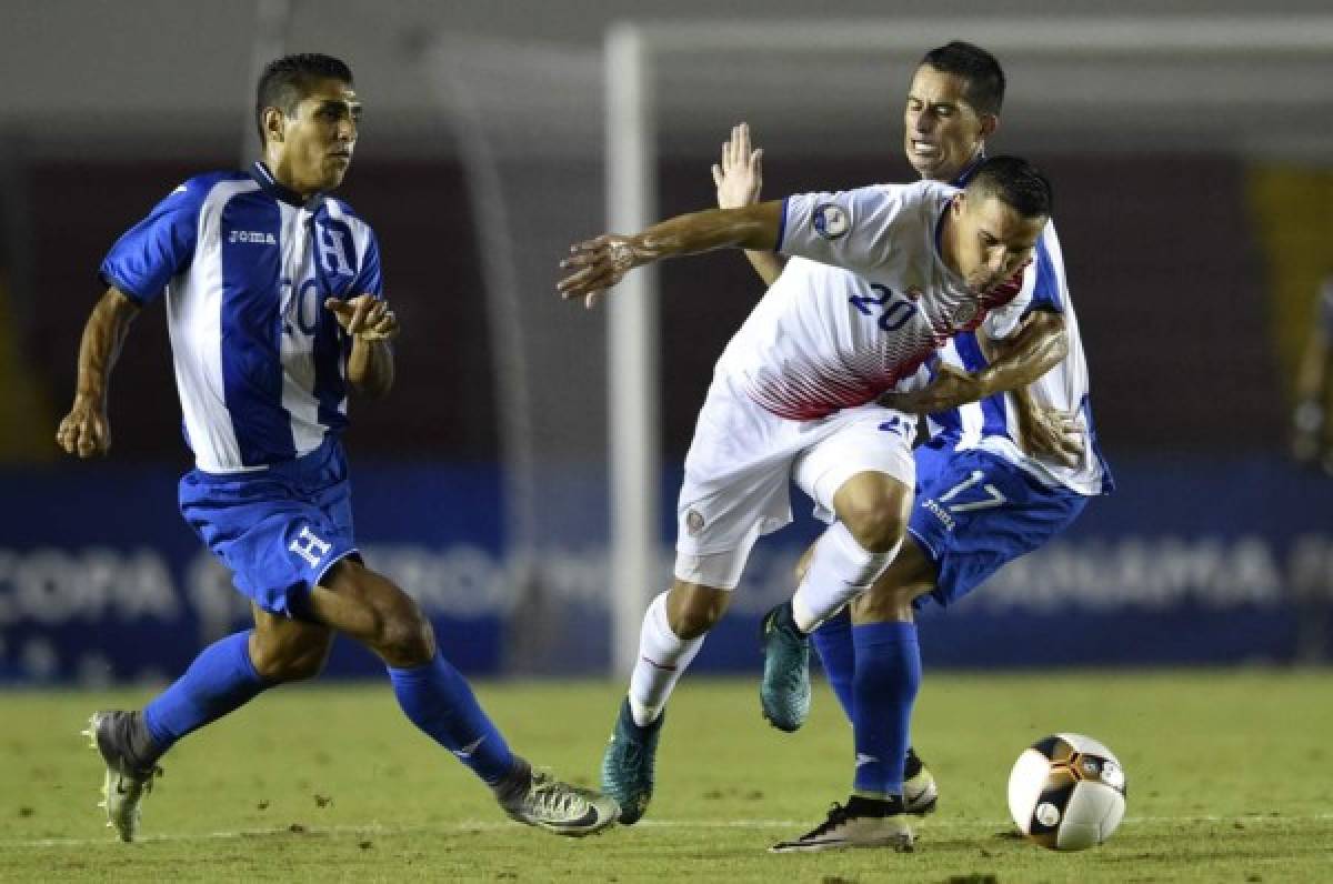 Honduras empató 1-1 ante Costa Rica quedó a un paso del título de UNCAF