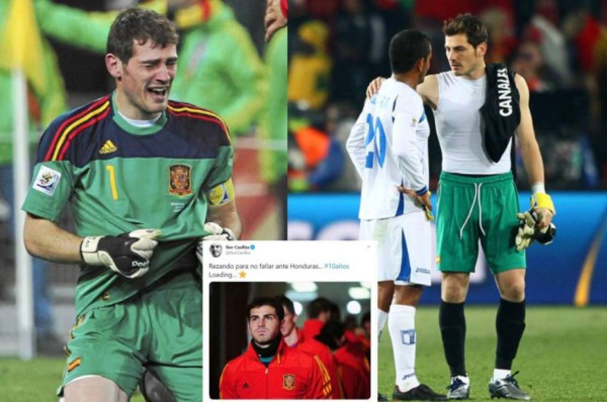 El recuerdo infalible de Iker Casillas antes de enfrentar a Honduras en Sudáfrica 2010