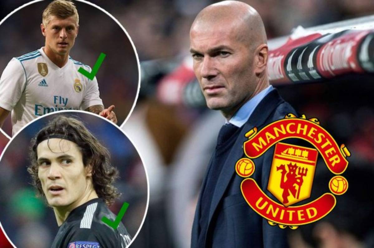 Zidane y su lista de fichajes en caso de llegar al Manchester United