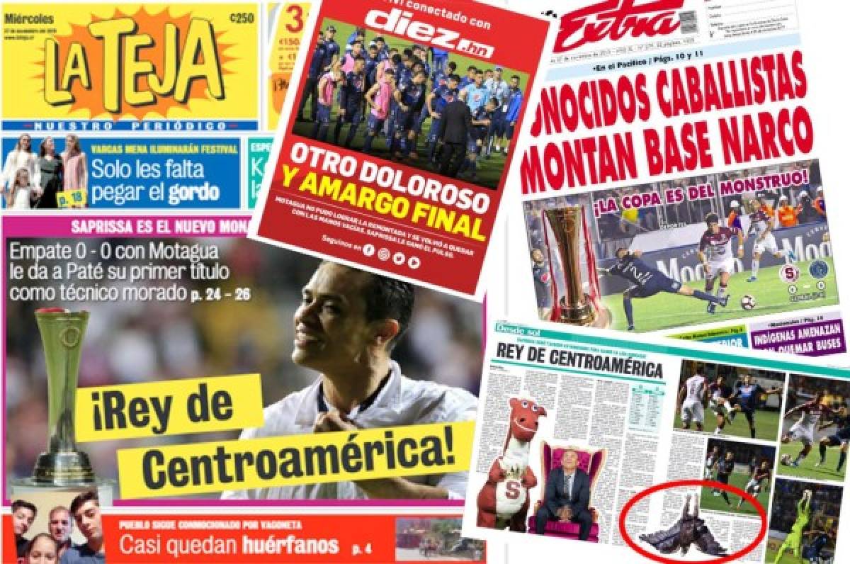 Los medios: Euforia en Costa Rica: 'El nuevo rey”; dolor en Honduras: 'Amargo final”