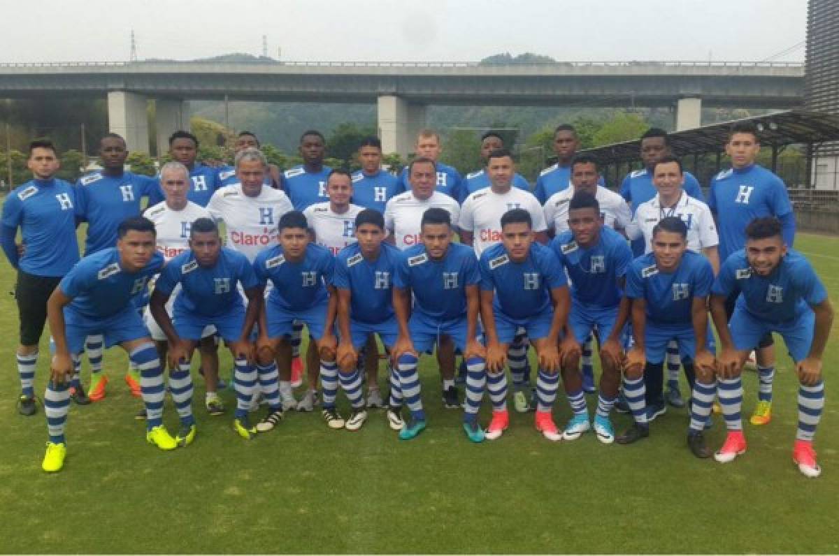 La Sub-20 de Honduras ya entrenó en Japón