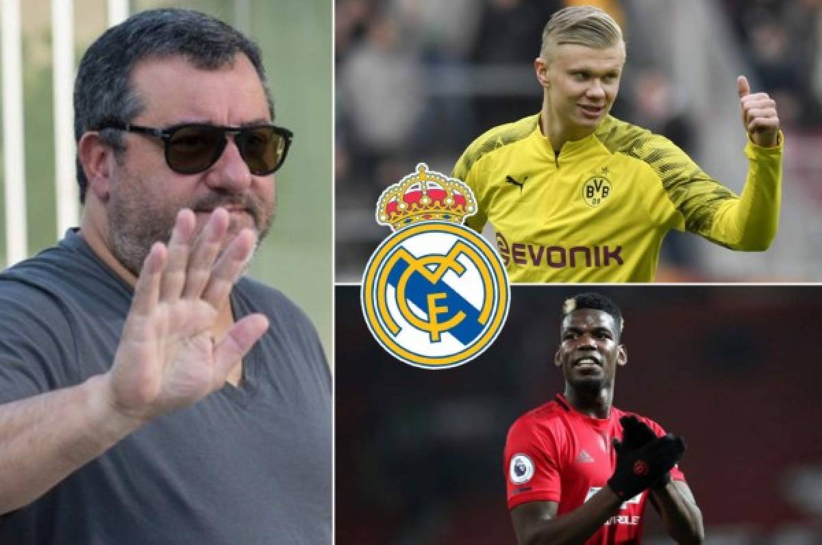 Raiola confirma que intentará llevar a uno de sus ''grandísimos jugadores'' al Real Madrid