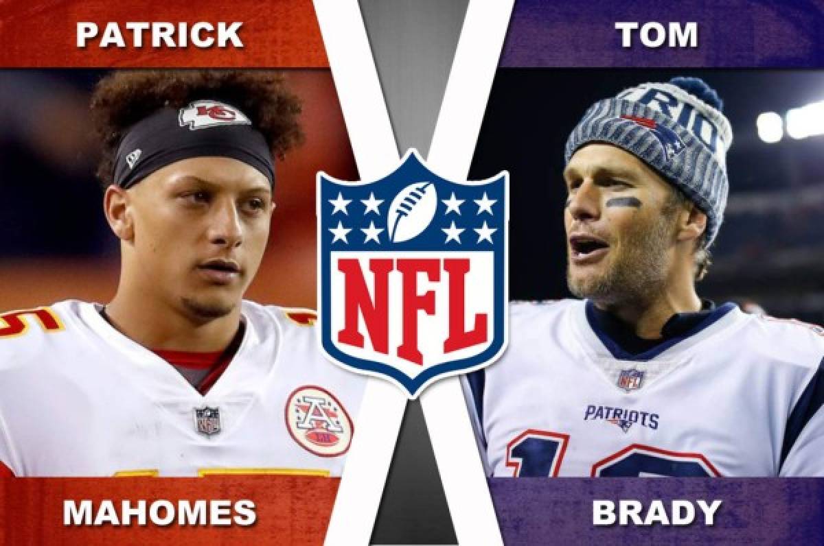 El duelo de mariscales: Patrick Mahomes VS Tom Brady