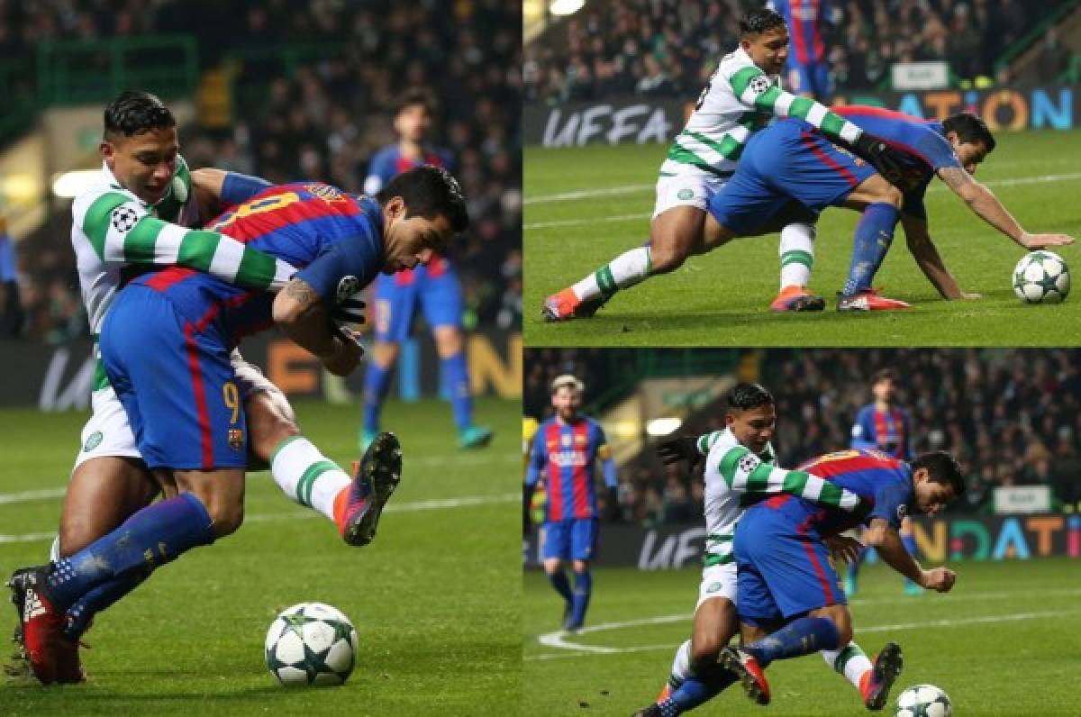 FOTOS: ¿Fue o no fue penal el que le cometió Emilio a Luis Suárez?