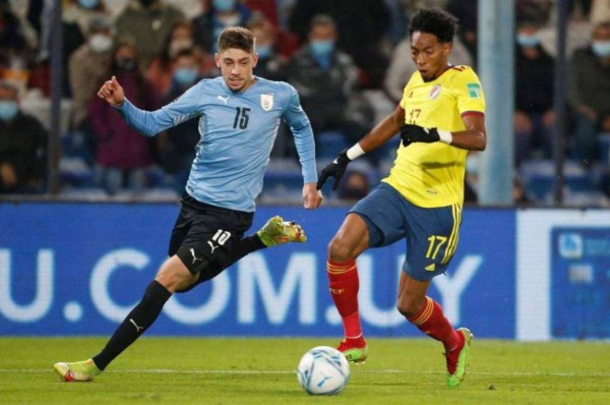 Uruguay empata 0-0 con Colombia, pero sigue en zona de clasificación a Catar-2022