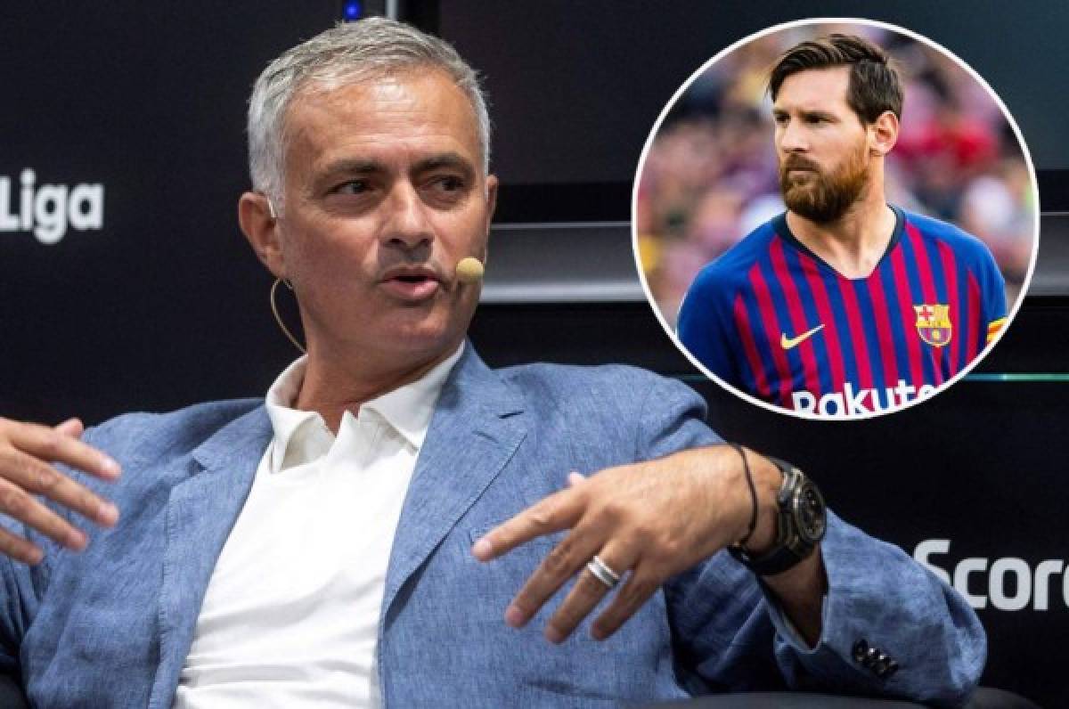 Mourinho, sorprende: ''Messi nunca jugó en mi equipo, pero me hizo mejor entrenador''