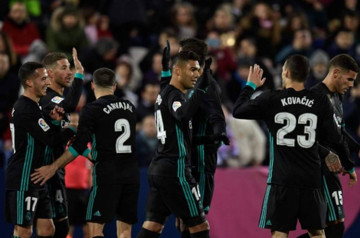 Real Madrid cumple ante el Leganés y asalta la tercera plaza