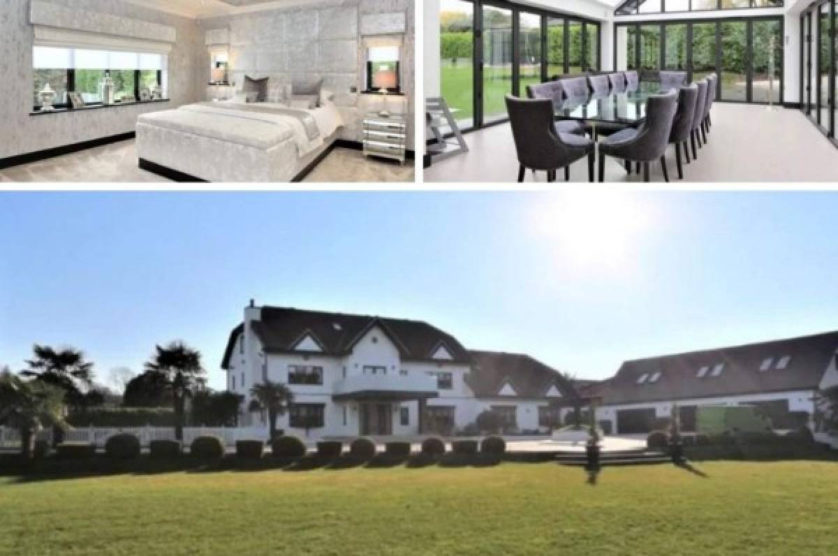 Hasta con campo de fútbol: La lujosa mansión que no puede vender Andy Carroll, futbolista inglés