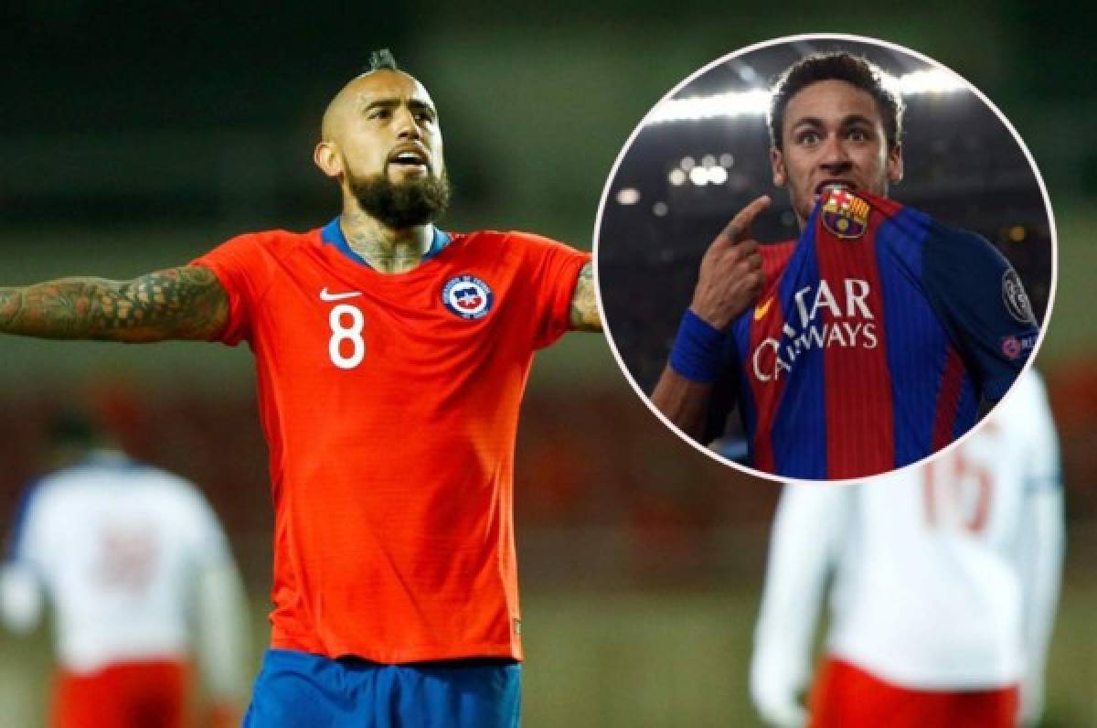 Vidal sobre el regreso de Neymar: ''Sería muy lindo, él es muy querido en Barcelona''