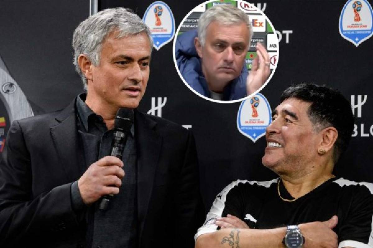 Mourinho y la inesperada anécdota que contó sobre Diego Maradona y sus llamadas