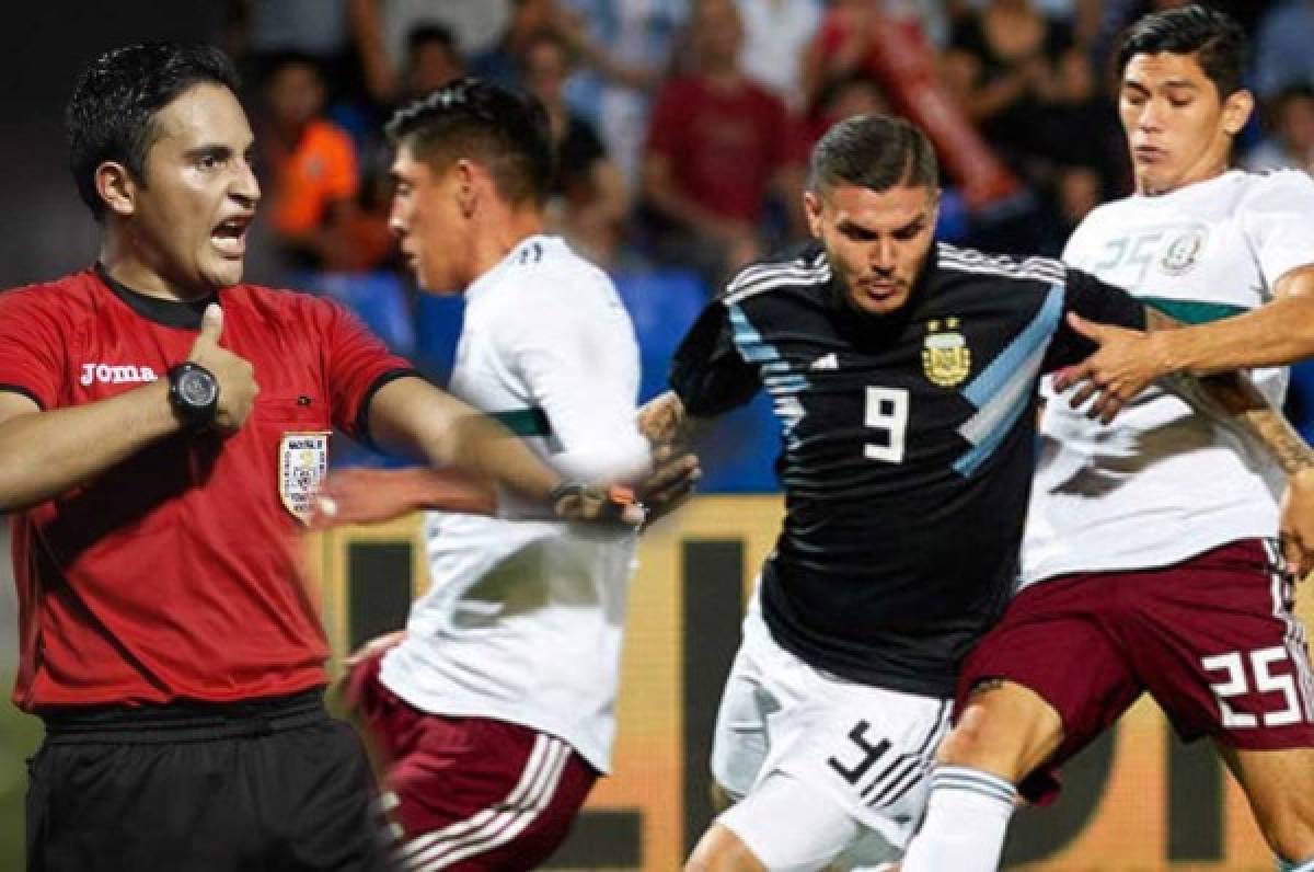 Árbitro hondureño Saíd Martínez pitará el amistoso México- Argentina en Estados Unidos