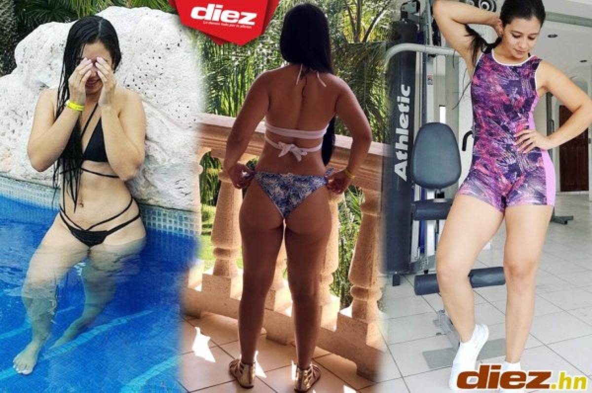 Damaris Padilla, la explosiva modelo que engalana estadios hondureños