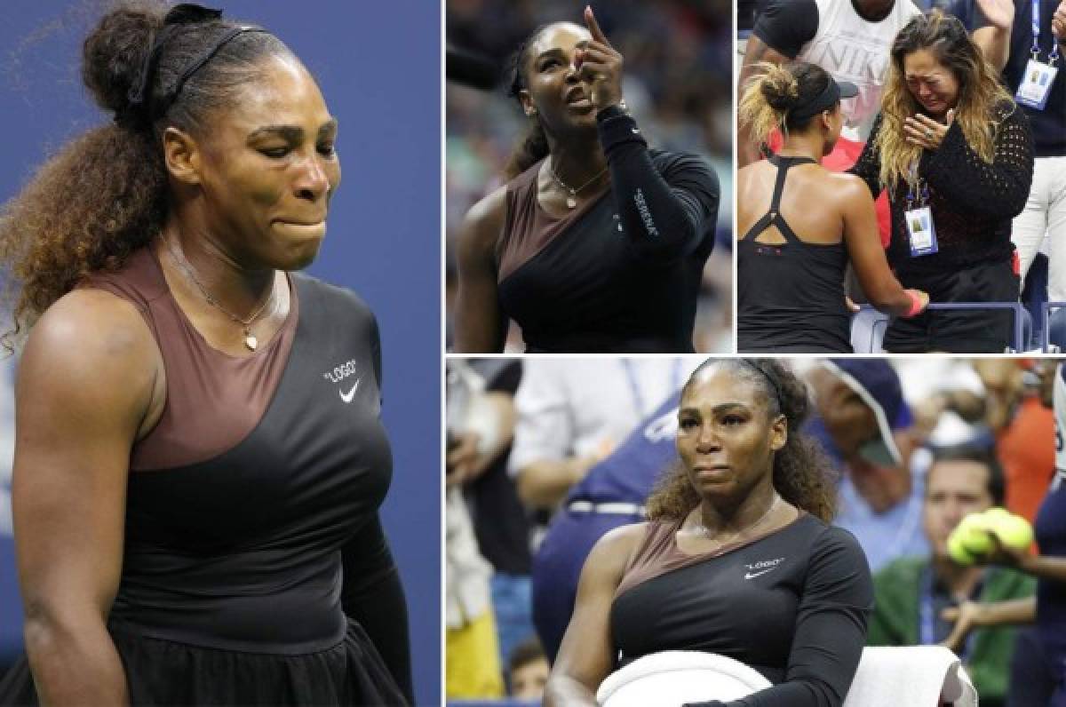 Lágrimas, dolor e insultos: Serena Williams perdió el control en la final del US Open