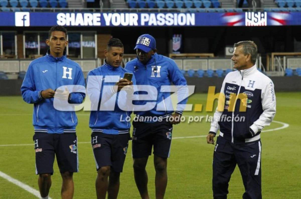 Honduras pisó el Avaya Stadium y está listo para dar la batalla a EUA