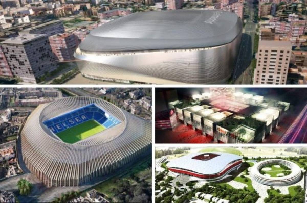 El Santiago Bernabéu no será el único: Los proyectos de estadios de fútbol más futuristas