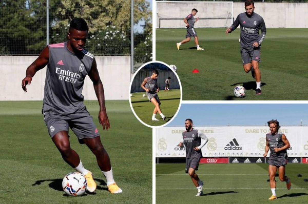 Con tres nuevos integrantes y un gran ausente: Así fue el regreso a los entrenamientos del Real Madrid