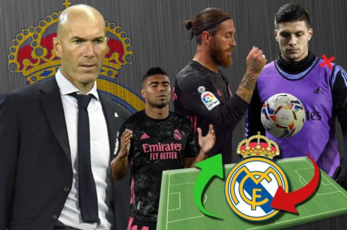 El 11 del Real Madrid para afrontar este miércoles su tercera batalla en la Liga Española 2020-21