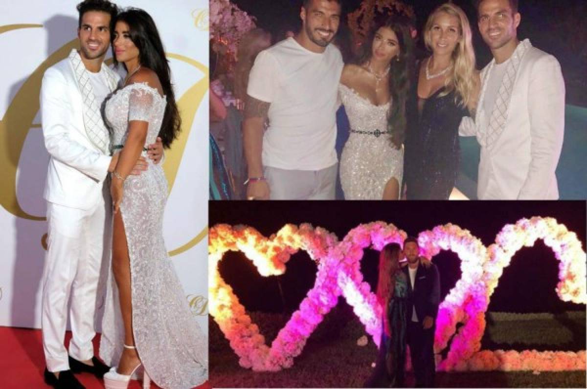 ¡Fiesta de lujo! Cesc Fábregas y Daniella Semaan celebran su boda en Ibiza