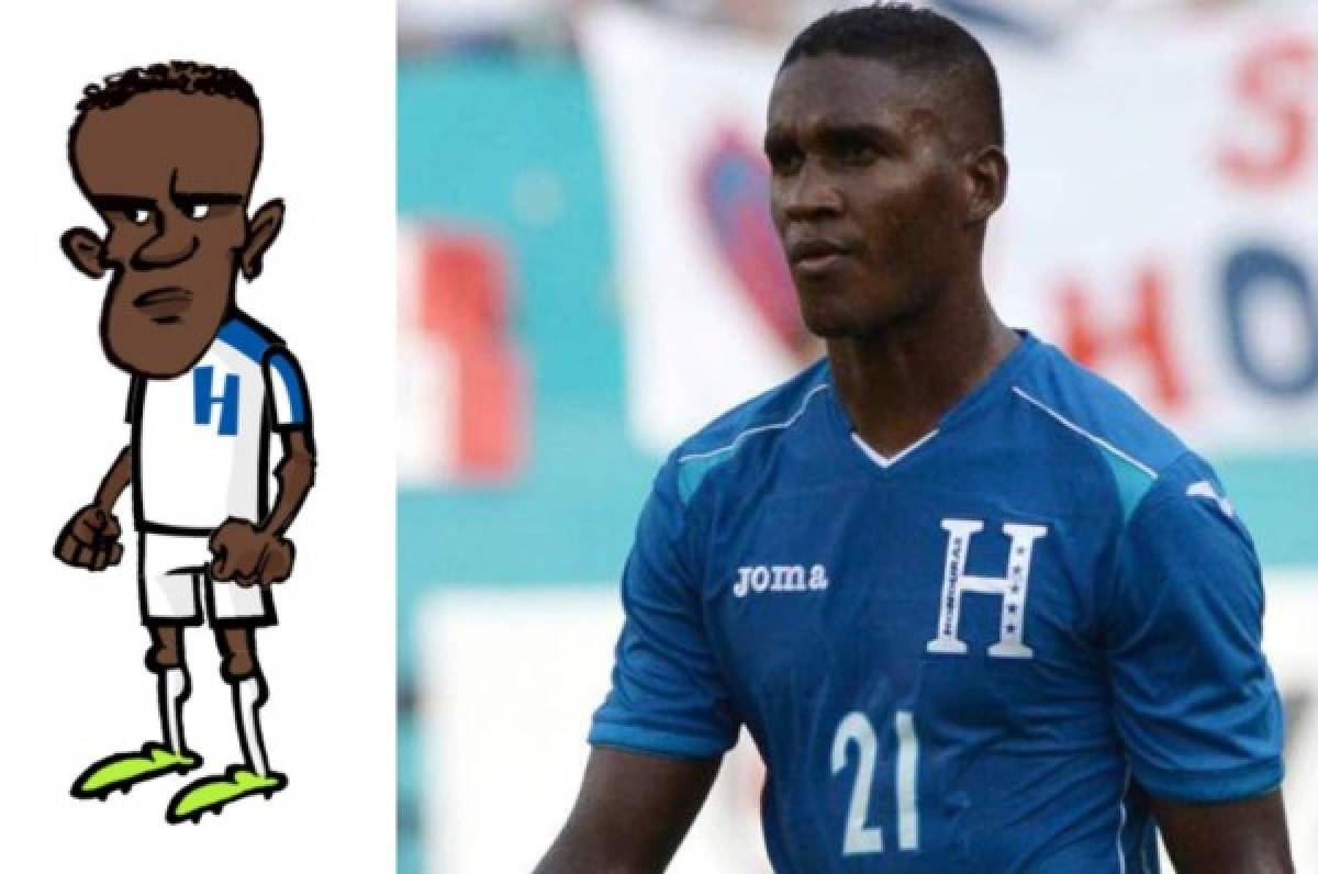 ¡Para morir de risa! Seleccionados de Honduras en cómics ¿se parecen?