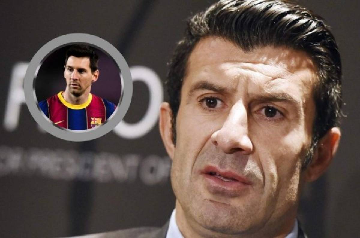 El incendiario mensaje de Luis Figo en redes sobre lo que cobra Messi en el Barcelona