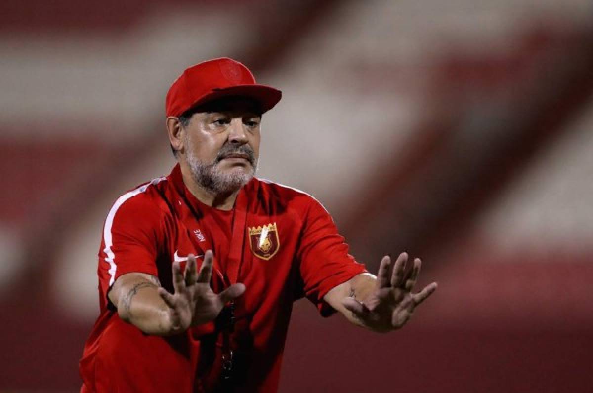 Diago Maradona renuncia como técnico de Al Fujairah de Emiratos Árabes