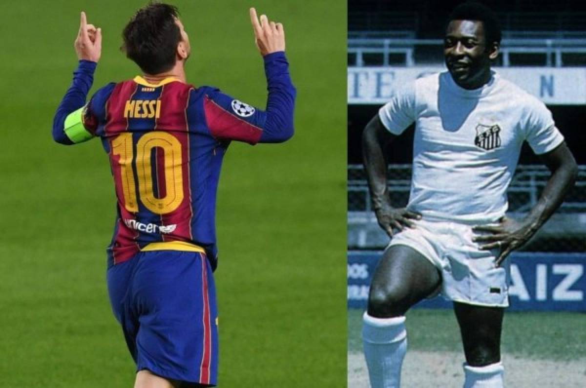 El increíble récord de Pelé que fue igualado hoy por Messi con su gol en el Barcelona-Valencia