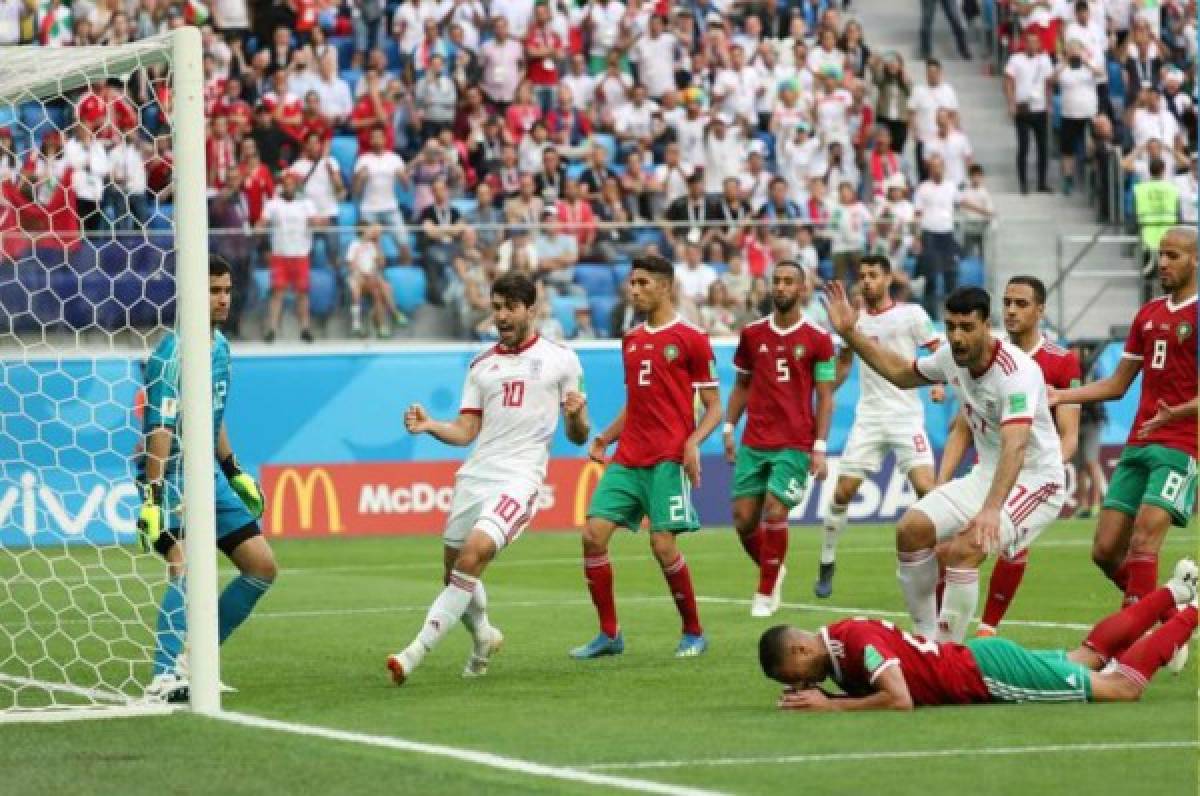 Delantero de Marruecos anota el primer autogol del Mundial de Rusia 2018