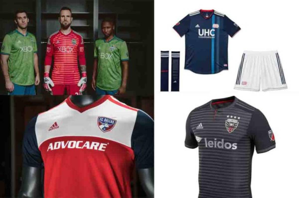 Las camisas que estrenarán los clubes de la MLS en la temporada 2018
