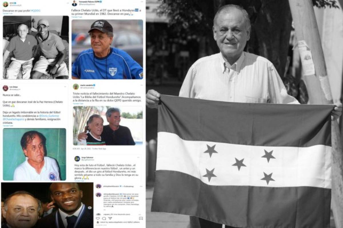 Personajes del fútbol en Honduras y el mundo despiden a Chelato Uclés con emotivos mensajes