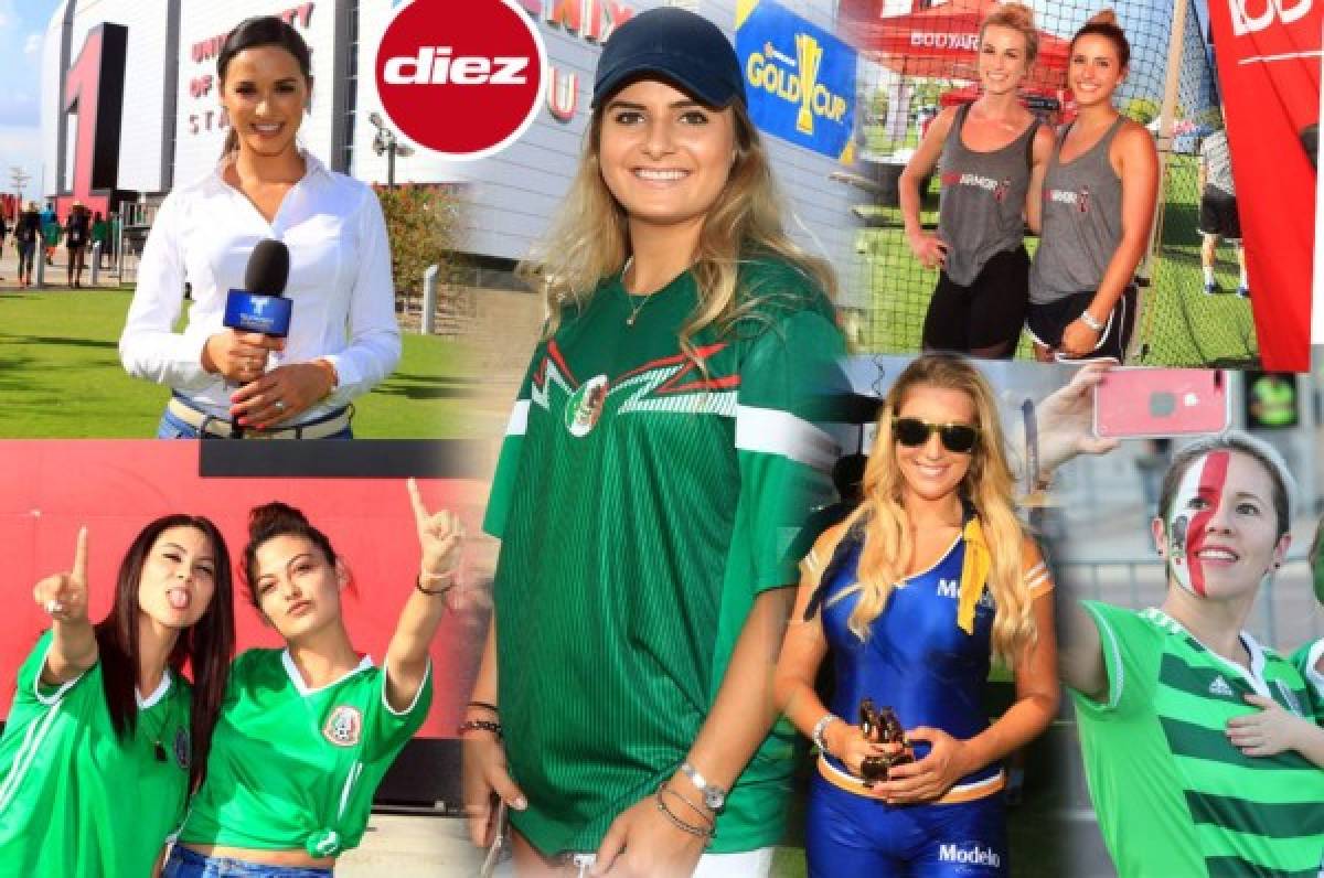 ¡Qué hermosas! Las bellezas del México-Honduras por Copa Oro