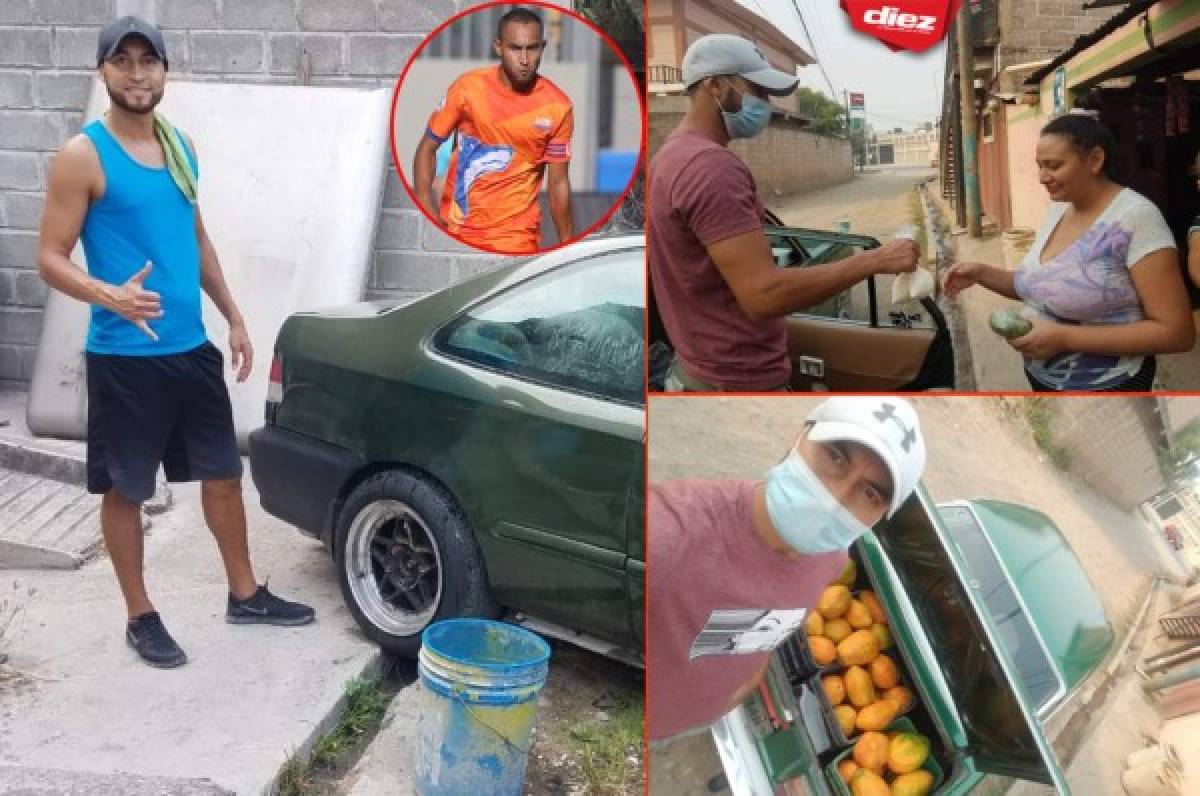 Lázaro Yánez, el futbolista que lava carros, vende frutas y lácteos en tiempo de coronavirus