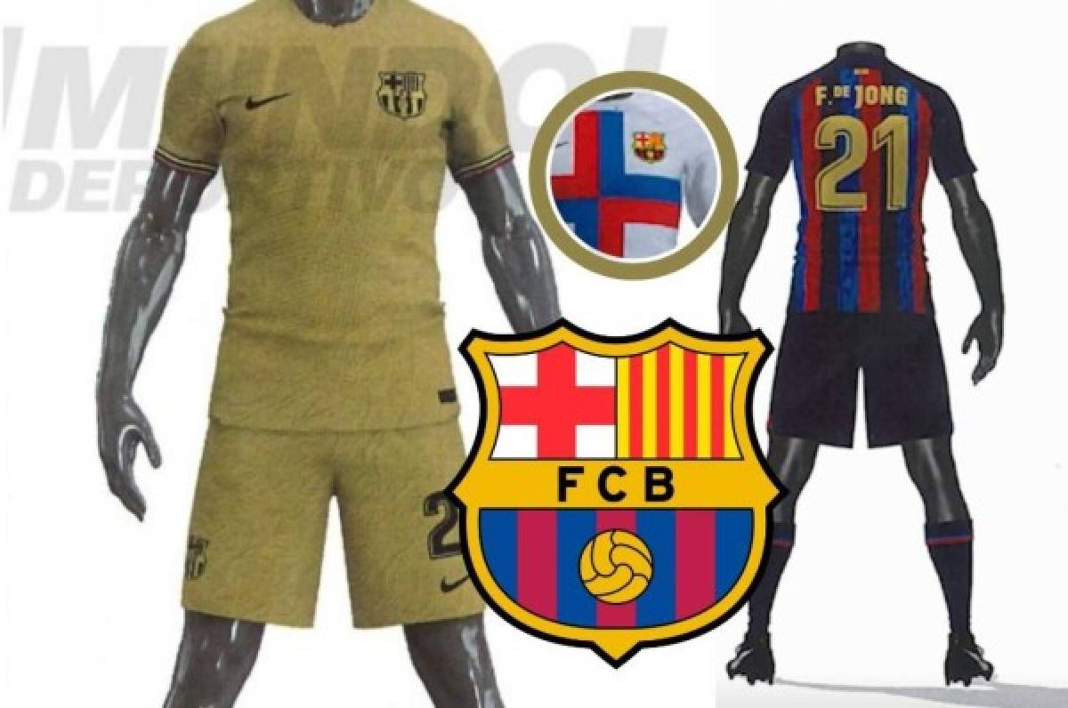 ¿De color blanco? Filtran las camisas del Barcelona para la temporada 2022-23 y hay polémica
