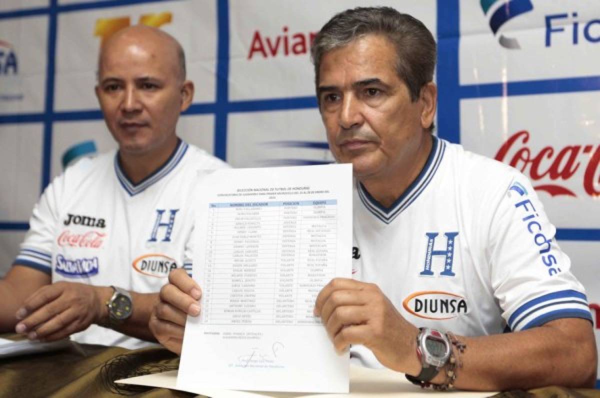 Así sería la convocatoria de Honduras para los juegos ante Panamá y Trinidad